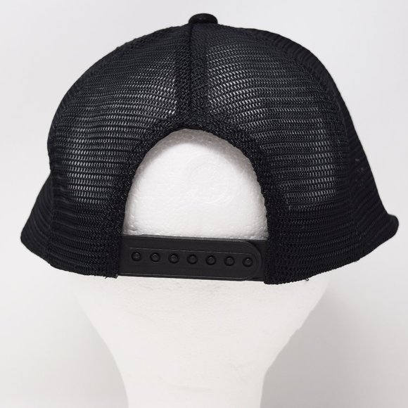 Red Stripe Cap Its 420 Somewhere Jamaica Beer Mesh Snapback Hat Unisex Black - Picture 5 of 8